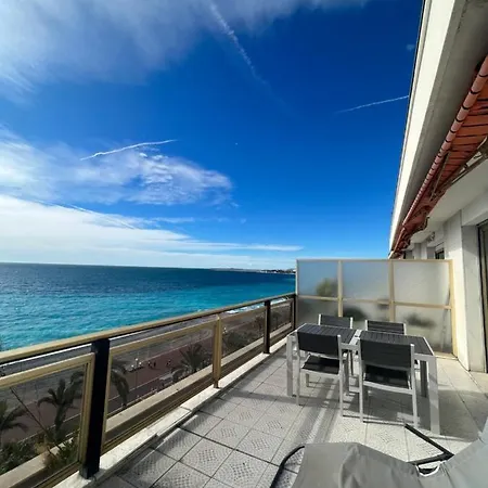 Apartment Promenade Des Anglais, 7e Etage, Vue Degagee Sur La Mer *