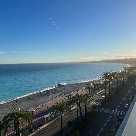 Appartamento Promenade Des Anglais, 7e Etage, Vue Degagee Sur La Mer Nizza