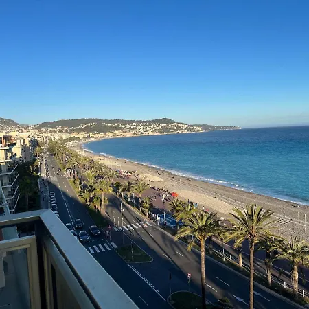 Promenade Des Anglais, 7e Etage, Vue Degagee Sur La Mer Appartamento Nizza